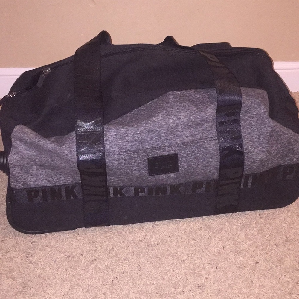 PINK rolling duffle!